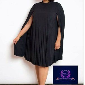 NEW Plus Size Cape Dress